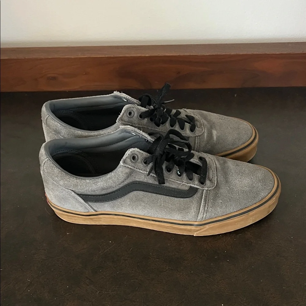 Vans Men's Gray and Black Sneakers - Picture 3 of 3